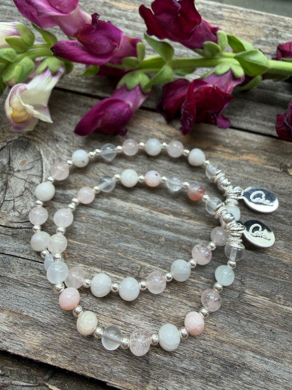 Armband LA VIE EN ROSE (2 Grössen erhältlich, Unikate)