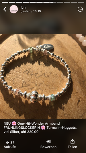 Kleinserie Armband FRÜHLINGSLOCKERIN