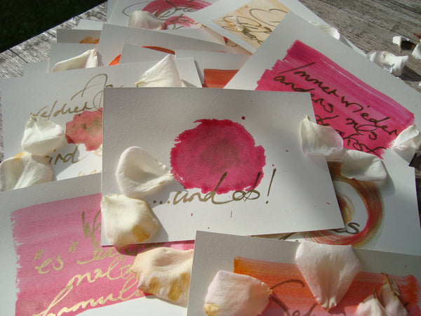 Eine SINNENLAUSCHKARTE ziehen