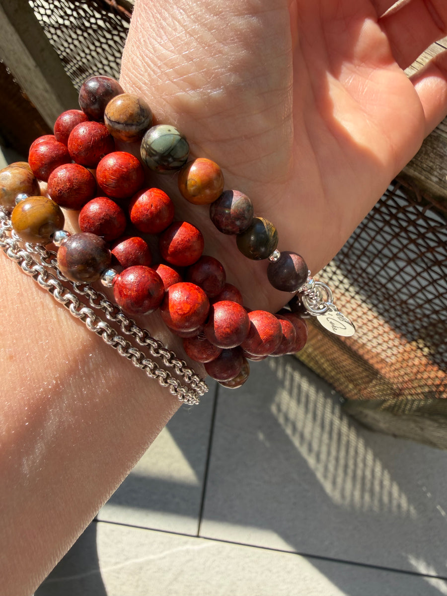 Armband & Halskette ERDFRAU ZWEI (Unikat, chf 145.00 statt chf 190.00)