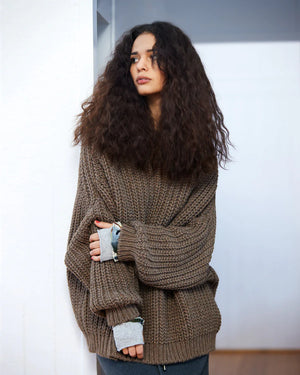 Oversize-Strick LIEBLINGS-PULLI ElunaTT (in 3 Farben)